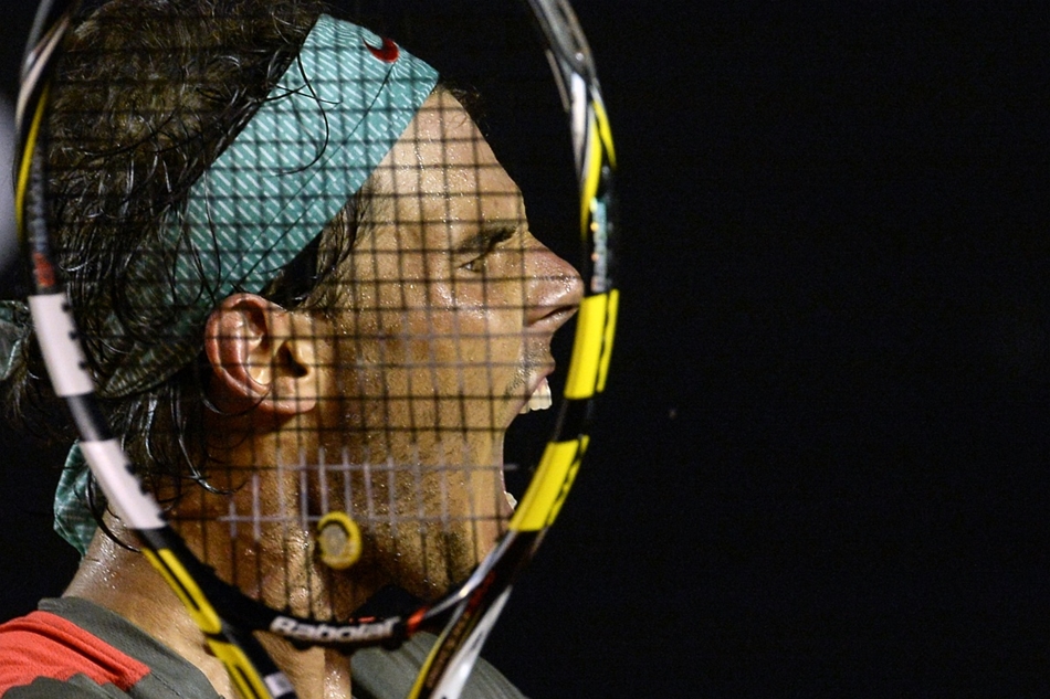 Rio de Janeiro, Brazília: Rafael Nadal öröme a férfi egyéni elődöntő győzelme után